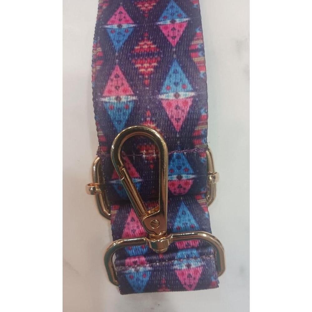 Geometric Pattern Adjustable Purse Strap - Picture 6 of 6